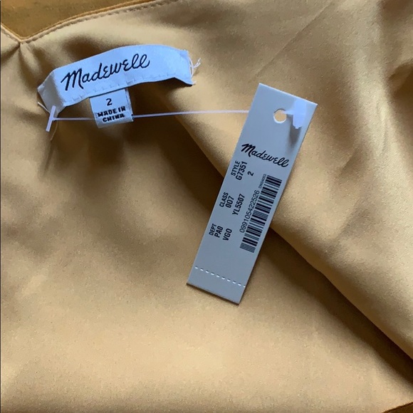 Madewell Silk Button-Down Cami - Picture 3 of 5